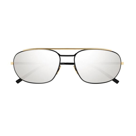 NWT SAINT LAURENT BLACK/SILVER MEN SUNGLASSES - Picture 3 of 4